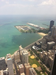 Lake Michigan and Navy Pier