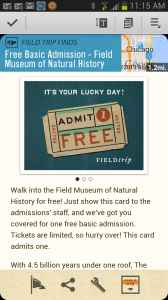 Google Field Trip app